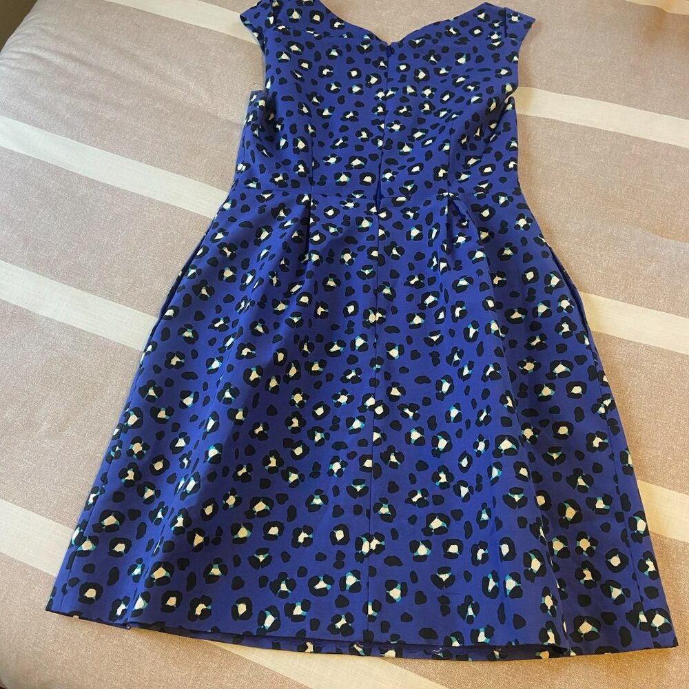 EUC Kate Spade Silk Blend Dawson Cyber Cheetah Sz 6 - Picture 7 of 10
